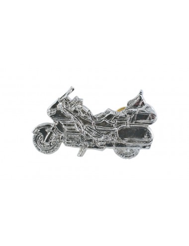 Stříbrný motocyklový odznak